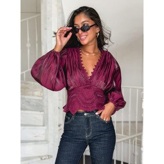 Blouse Kataleya - Bordeaux