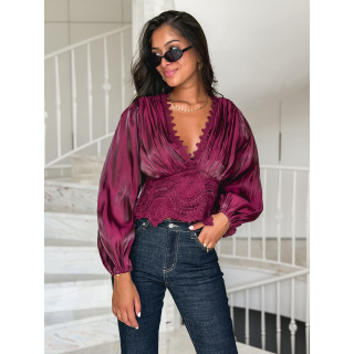 Blouse Kataleya - Bordeaux
