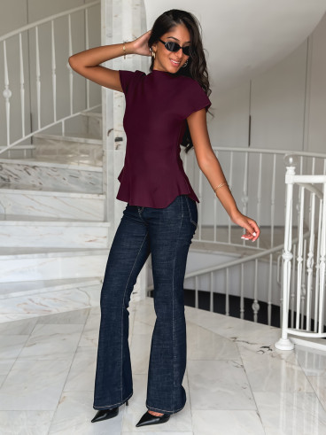 Blouse Emille - Bordeaux