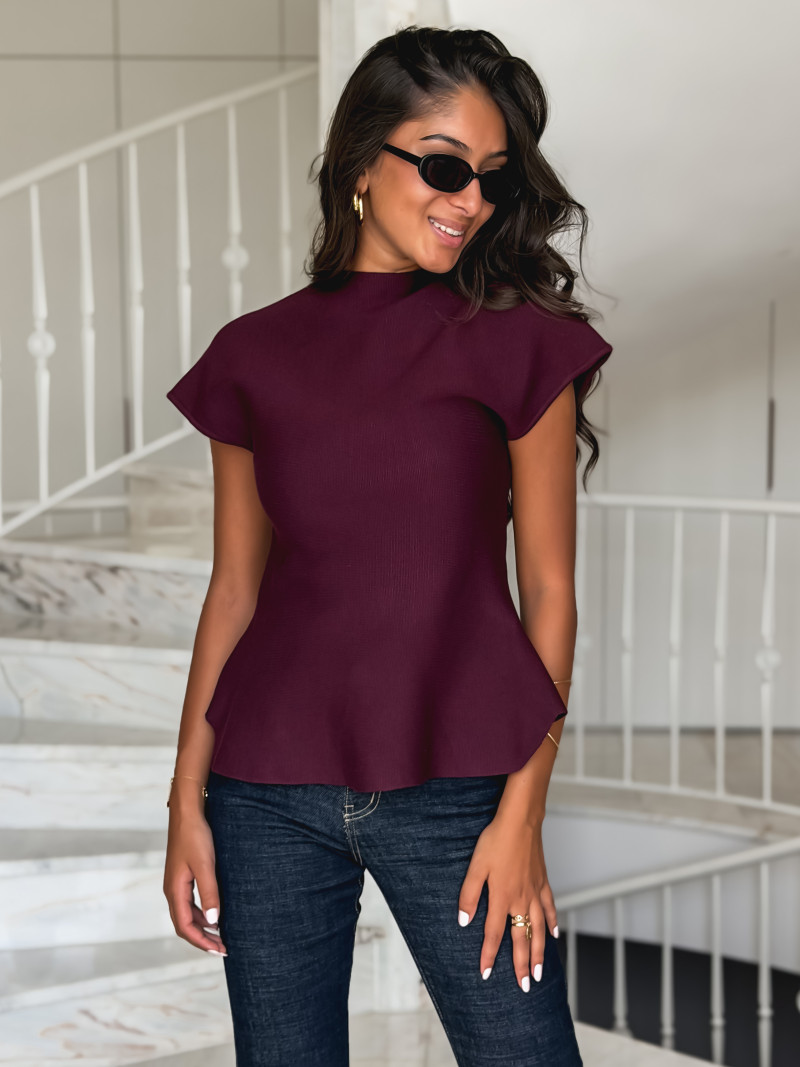 Blouse Emille - Bordeaux Blouse Emille - Bordeaux