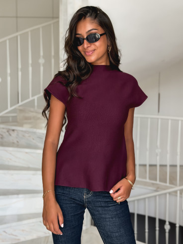 Blouse Emille - Bordeaux Blouse Emille - Bordeaux