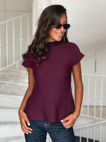 Blouse Emille - Bordeaux Blouse Emille - Bordeaux