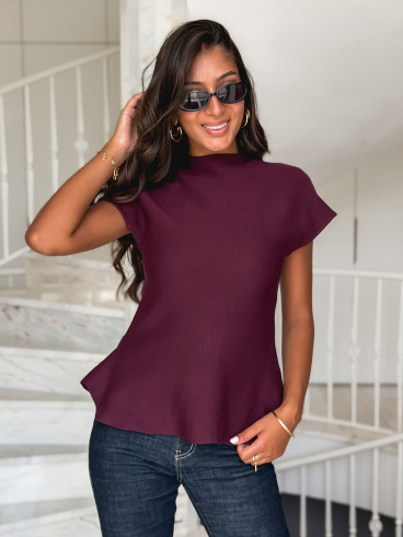 Blouse Emille - Bordeaux Blouse Emille - Bordeaux