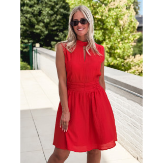 Robe courte Angie - Rouge