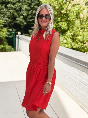 Robe courte Angie - Rouge Robe courte Angie - Rouge