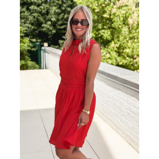 Robe courte Angie - Rouge