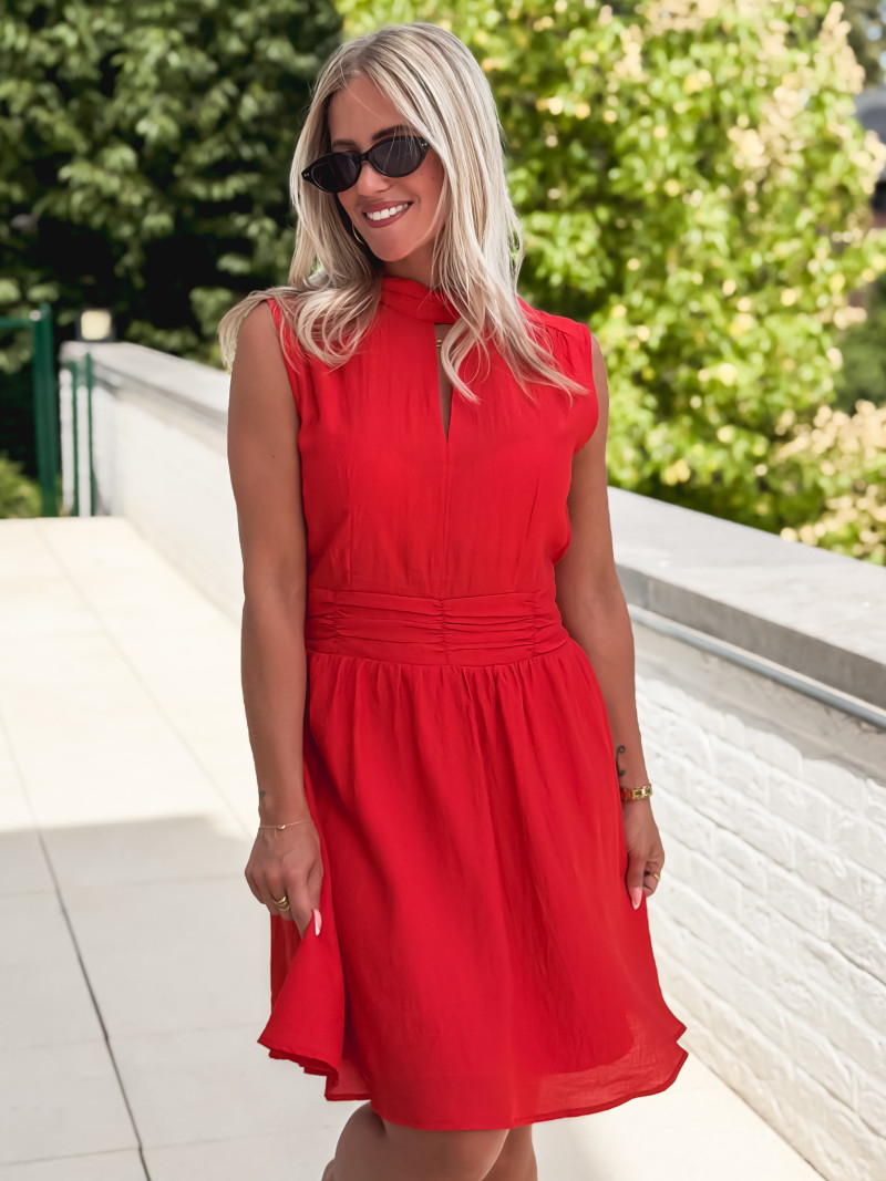 Robe courte Angie - Rouge Robe courte Angie - Rouge