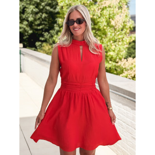 Robe courte Angie - Rouge
