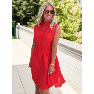 Robe courte Angie - Rouge