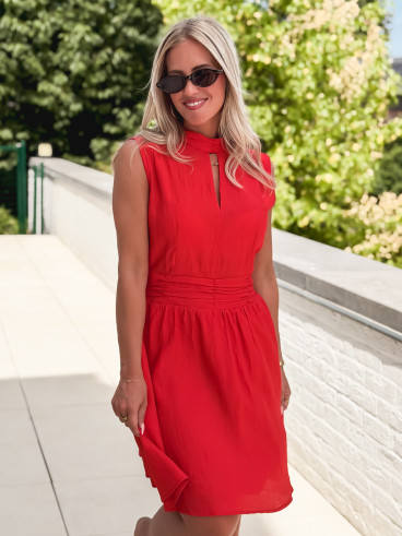 Robe courte Angie - Rouge Robe courte Angie - Rouge