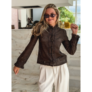 Blouse Typhaine - Chocolat
