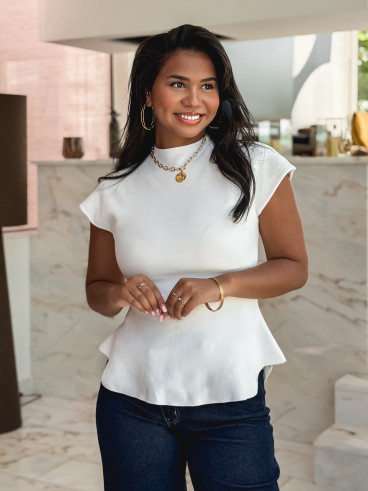Blouse Emille - Blanc