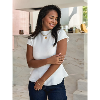 Blouse Emille - Blanc
