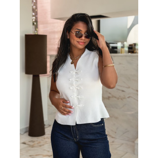 Blouse Miréna - Blanc