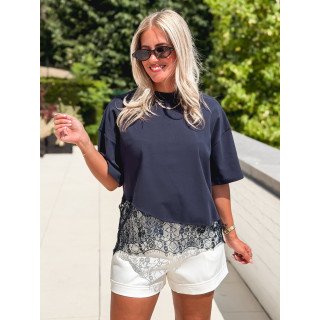 T-shirt Angéline - Bleu marine