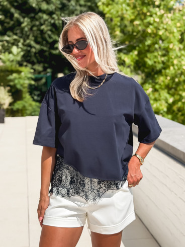 T-shirt Angéline - Bleu marine T-shirt Angéline - Bleu marine