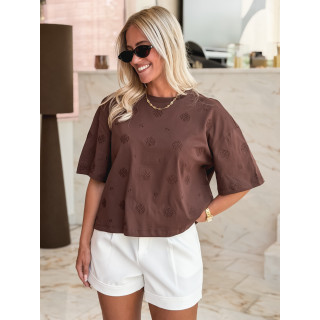 T-shirt Amelle - Chocolat