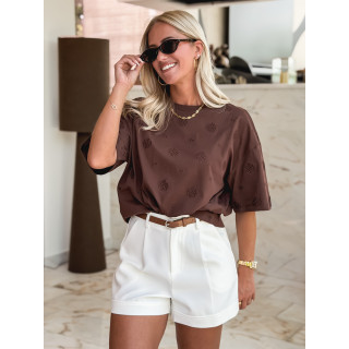T-shirt Amelle - Chocolat