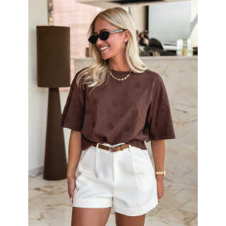 T-shirt Amelle - Chocolat
