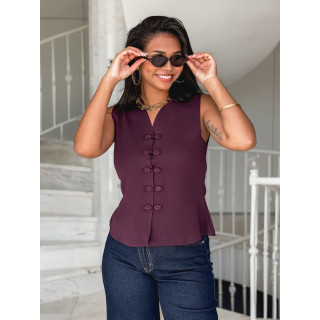 Blouse Miréna - Bordeaux