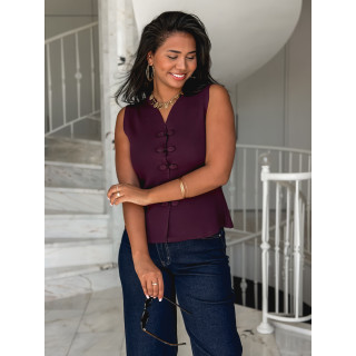 Blouse Miréna - Bordeaux