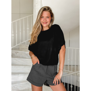 Blouse Lysoria - Noir