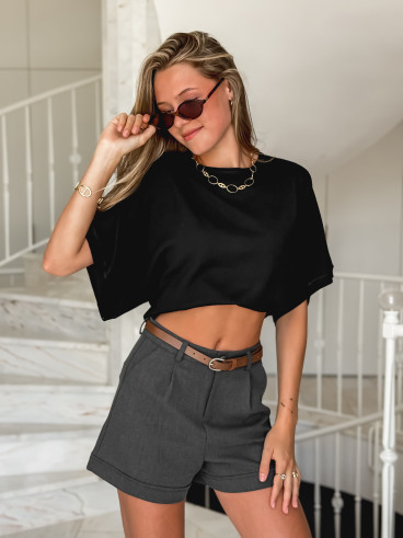 Blouse Lysoria - Noir Blouse Lysoria - Noir