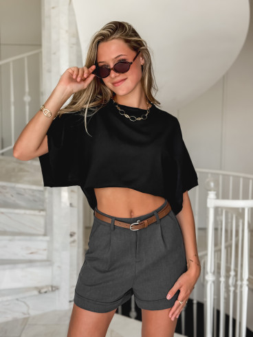 Blouse Lysoria - Noir