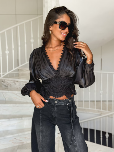 Blouse Kataleya - Noir
