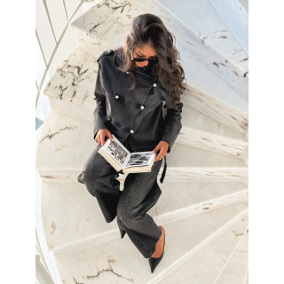 Veste en jeans Korélia - Gris foncé