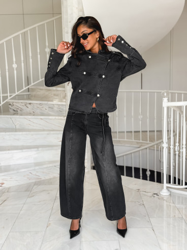 Jeans Mireïa - Gris foncé