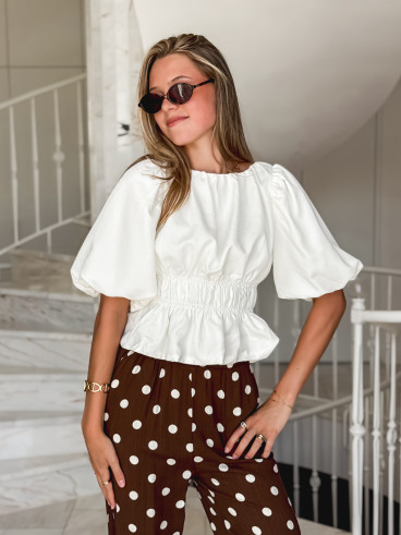 Blouse Dariane - Blanc Blouse Dariane - Blanc