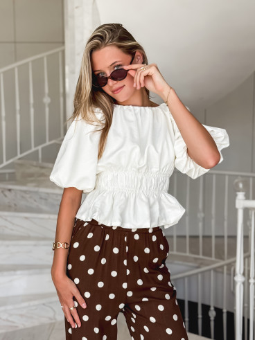 Blouse Dariane - Blanc Blouse Dariane - Blanc