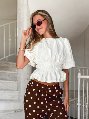 Blouse Dariane - Blanc Blouse Dariane - Blanc