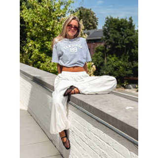 T-shirt "San Diego" - Gris/Blanc