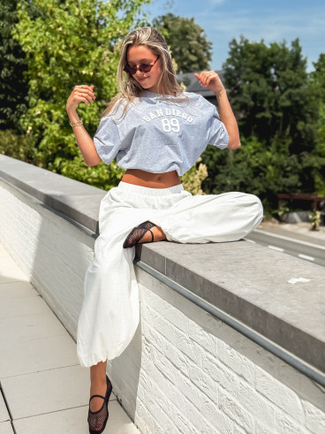 T-shirt "San Diego" - Gris/Blanc T-shirt "San Diego" - Gris/Blanc