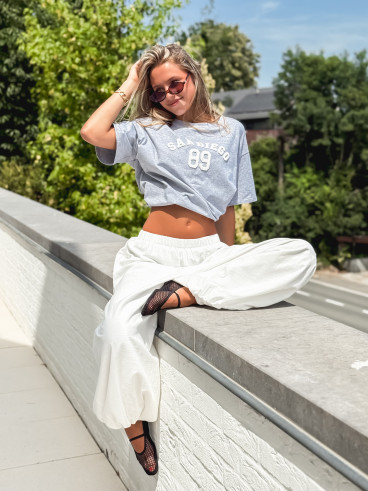 T-shirt "San Diego" - Gris/Blanc T-shirt "San Diego" - Gris/Blanc