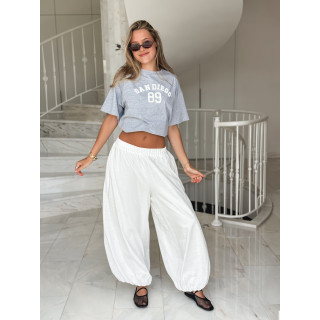 T-shirt "San Diego" - Gris/Blanc