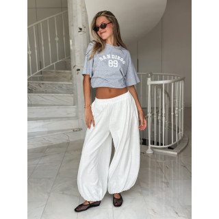 T-shirt "San Diego" - Gris/Blanc