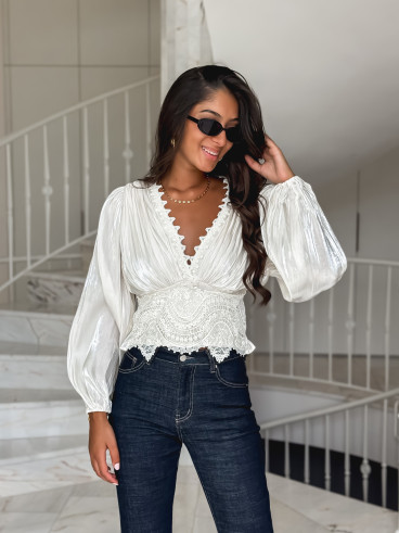 Blouse Kataleya - Beige Blouse Kataleya - Beige