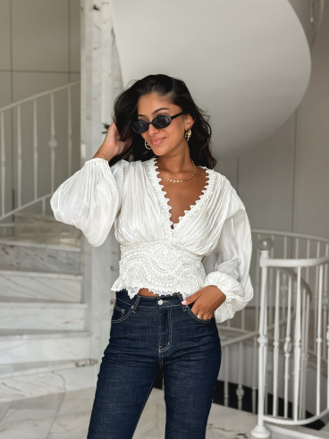 Blouse Kataleya - Beige Blouse Kataleya - Beige