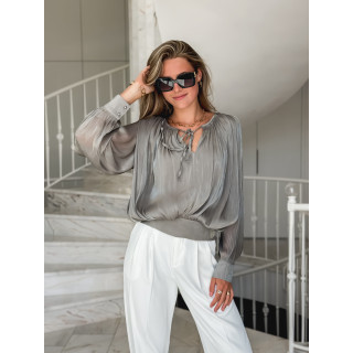 Blouse à manches longues Pérou - Kaki