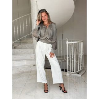 Blouse à manches longues Pérou - Kaki