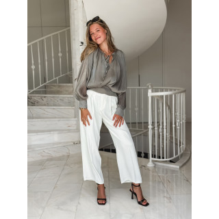 Blouse à manches longues Pérou - Kaki