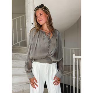 Blouse à manches longues Pérou - Kaki
