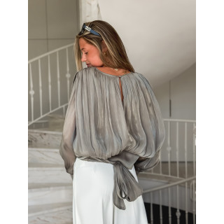 Blouse à manches longues Pérou - Kaki