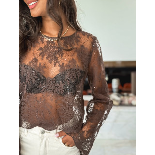Blouse Lydia - Chocolat
