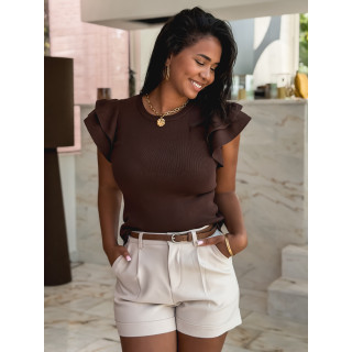 Blouse Kaïla - Chocolat