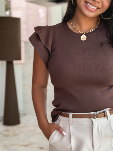 Blouse Kaïla - Chocolat