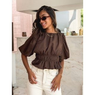Blouse Dariane - Chocolat